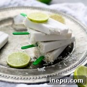 coconut lie popsicles