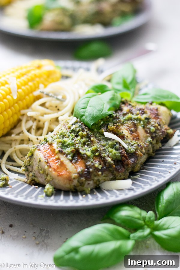 Effortless Pesto Chicken 2 easy pesto chicken