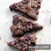 chocolate cherry scones