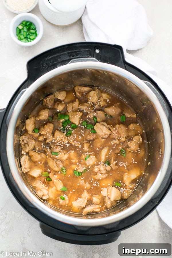 Instant Pot Sesame Chicken - quick and easy family dinner