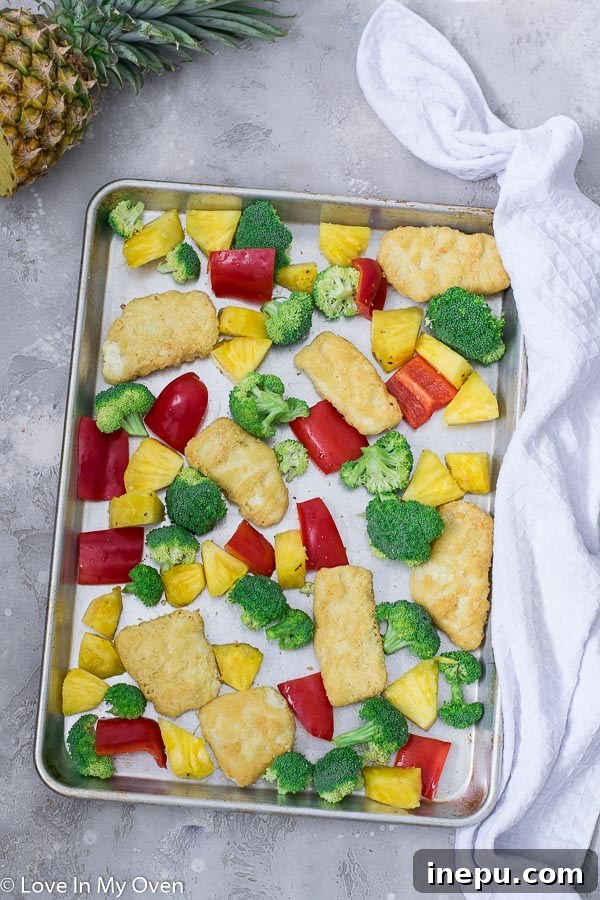 Sheet Pan with Roasting Fish and Vegetables