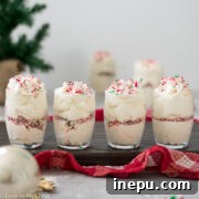 peppermint white chocolate mousse