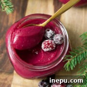 cranberry curd
