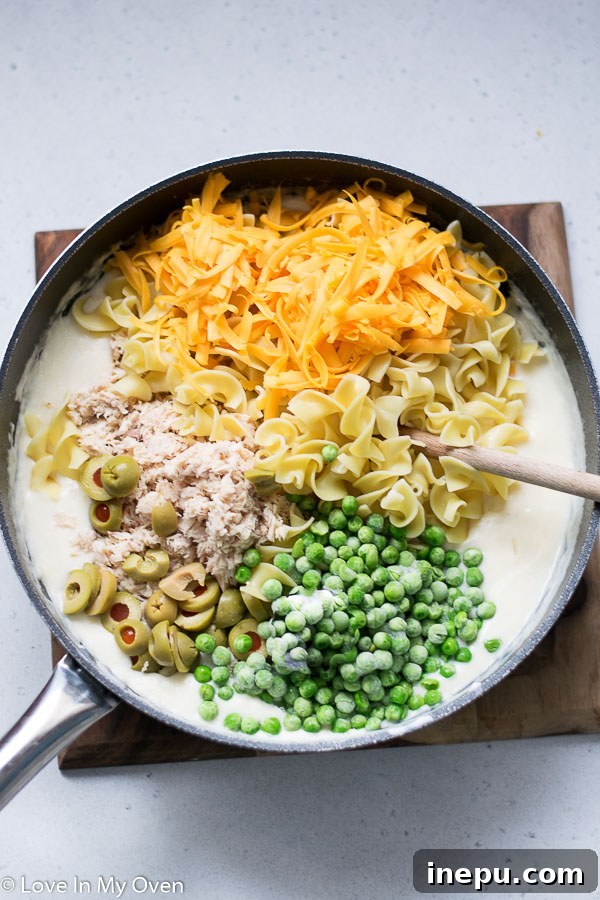 Golden Cheesy Tuna Bake 5 Cheesy Tuna Casserole with a crispy panko topping