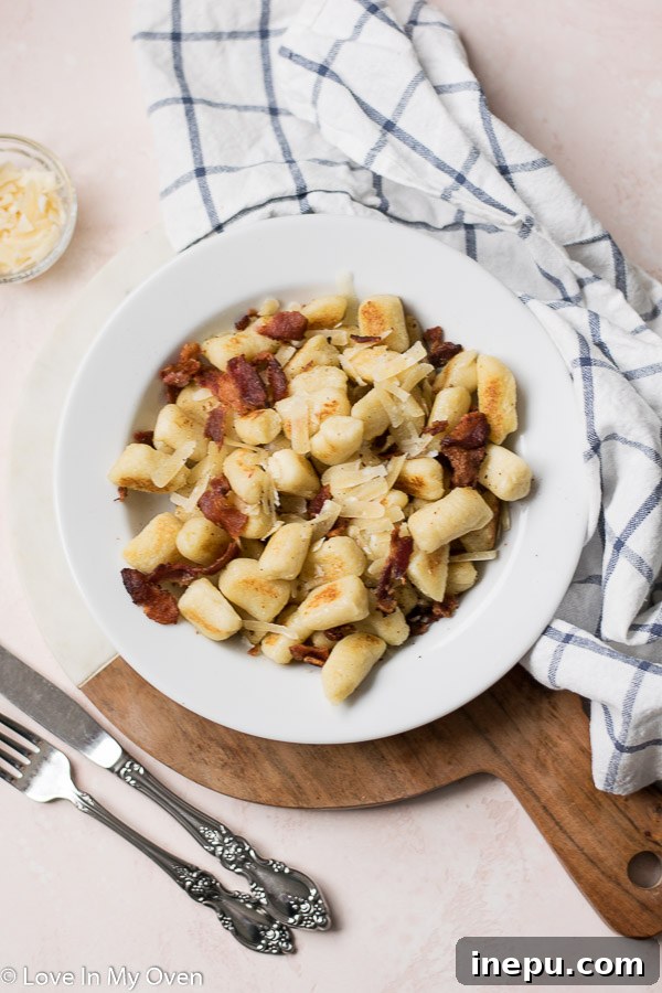 Pillowy Homemade Cauliflower Gnocchi 2 Delicious Homemade Cauliflower Gnocchi - Easy 3-Ingredient Recipe
