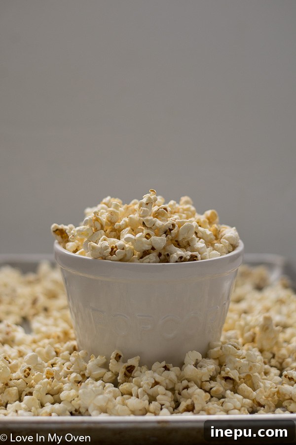 Guilt-Free Caramel Popcorn 2 Healthy homemade caramel popcorn made with maple syrup