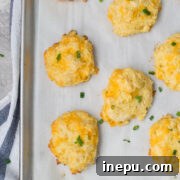 cheesy cornmeal drop biscuits
