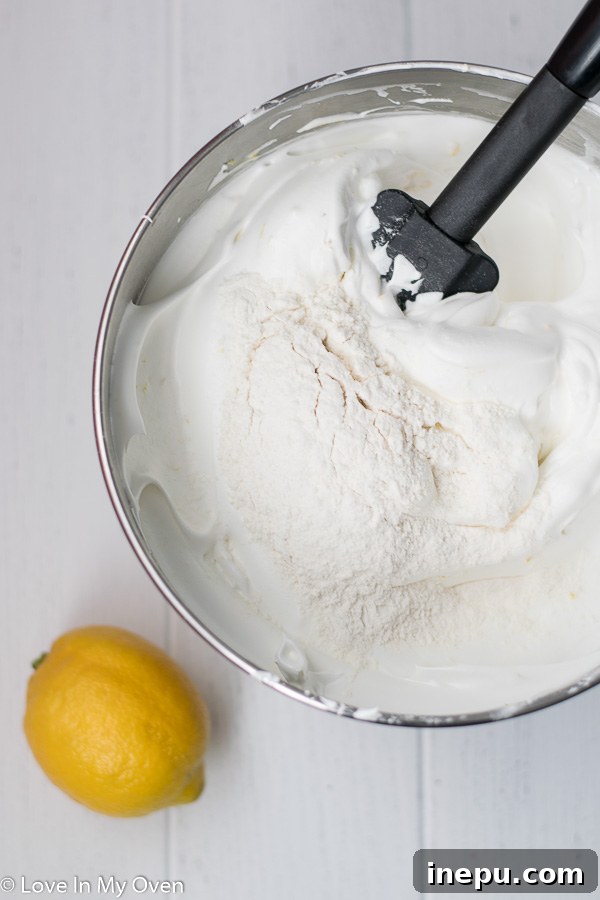 angel food cake in pan