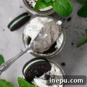 mint oreo mousse