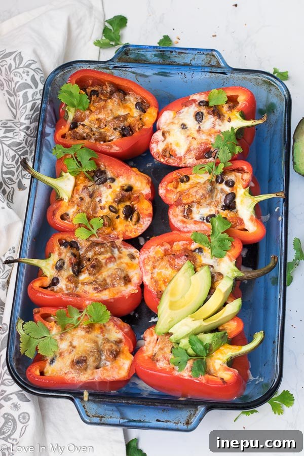 Smoky Chorizo Stuffed Bell Peppers 2 Chorizo Stuffed Peppers - A Delicious Family Meal