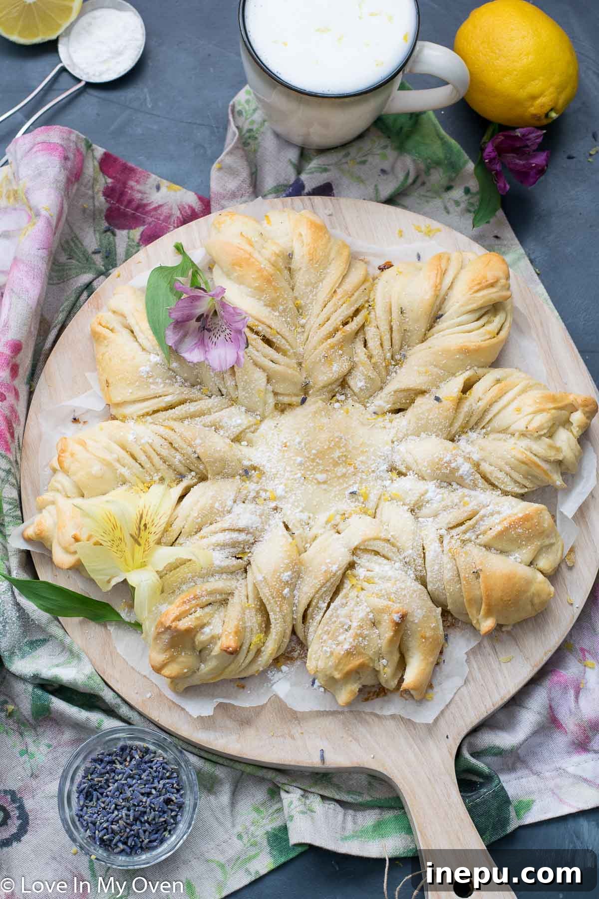 Celestial Lemon Lavender Bread 2 star lemon lavender bread