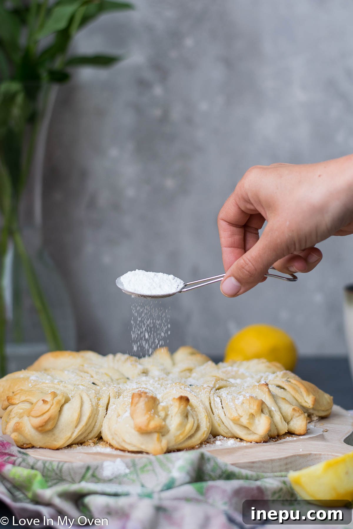 Celestial Lemon Lavender Bread 12 star lemon lavender bread