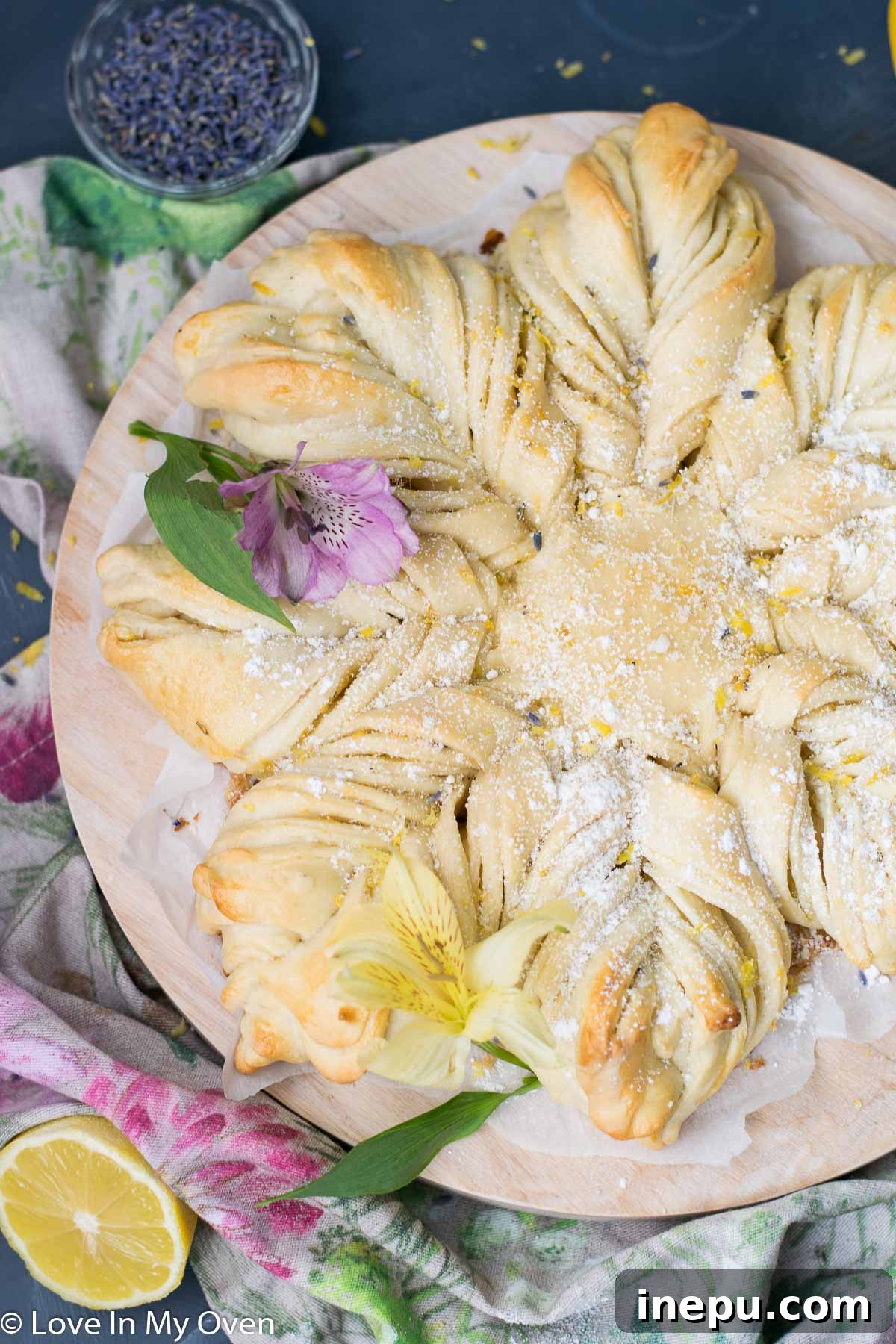 Celestial Lemon Lavender Bread 3 star lavender lemon bread
