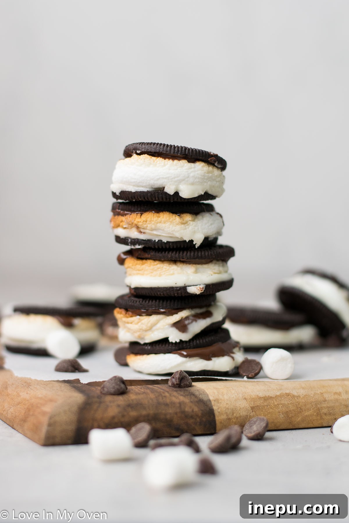 Oreo Campfire Delight 2 Deliciously gooey S'moreos ready to be enjoyed