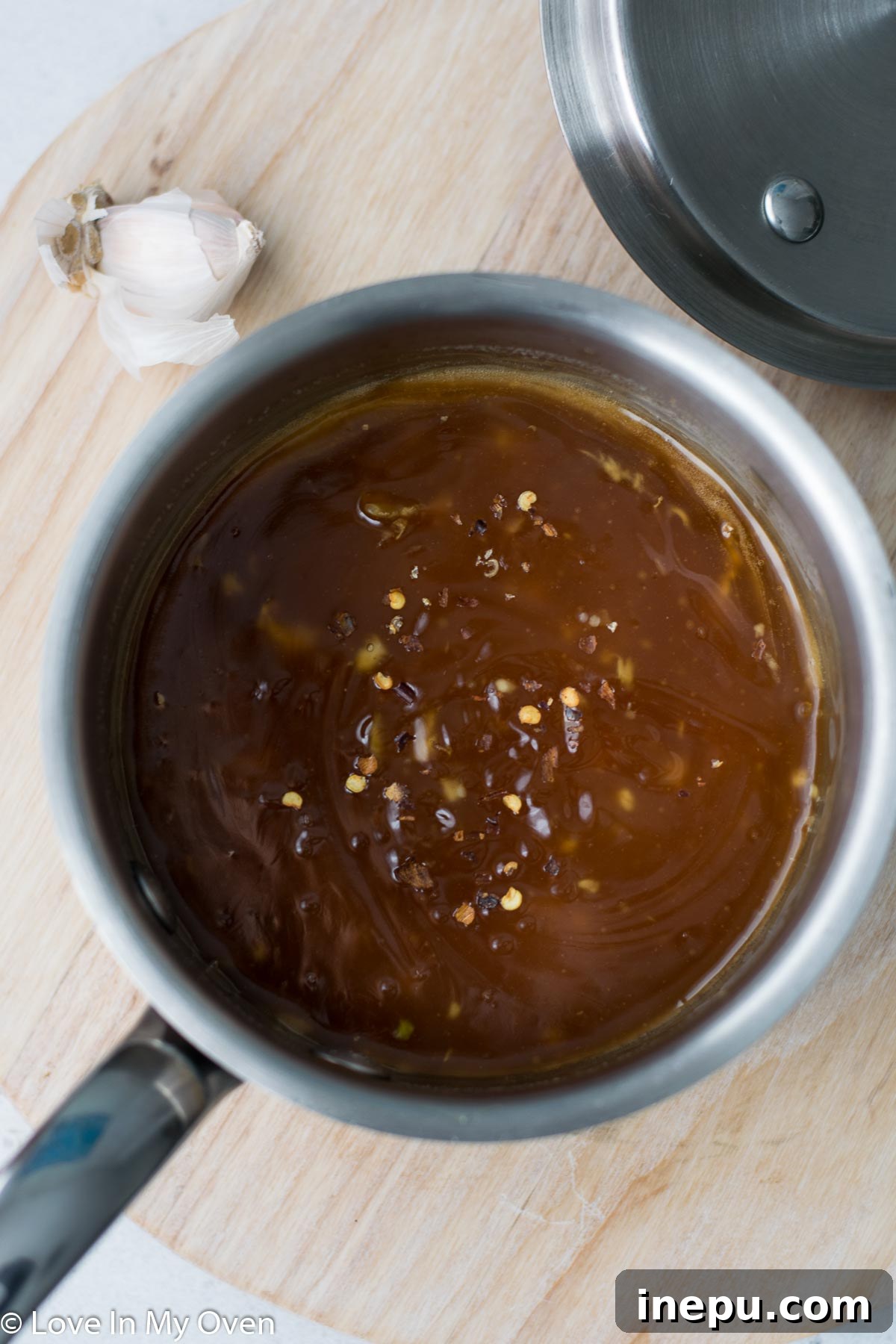Effortless Homemade Teriyaki Perfection 5 teriyaki sauce simmering on stove