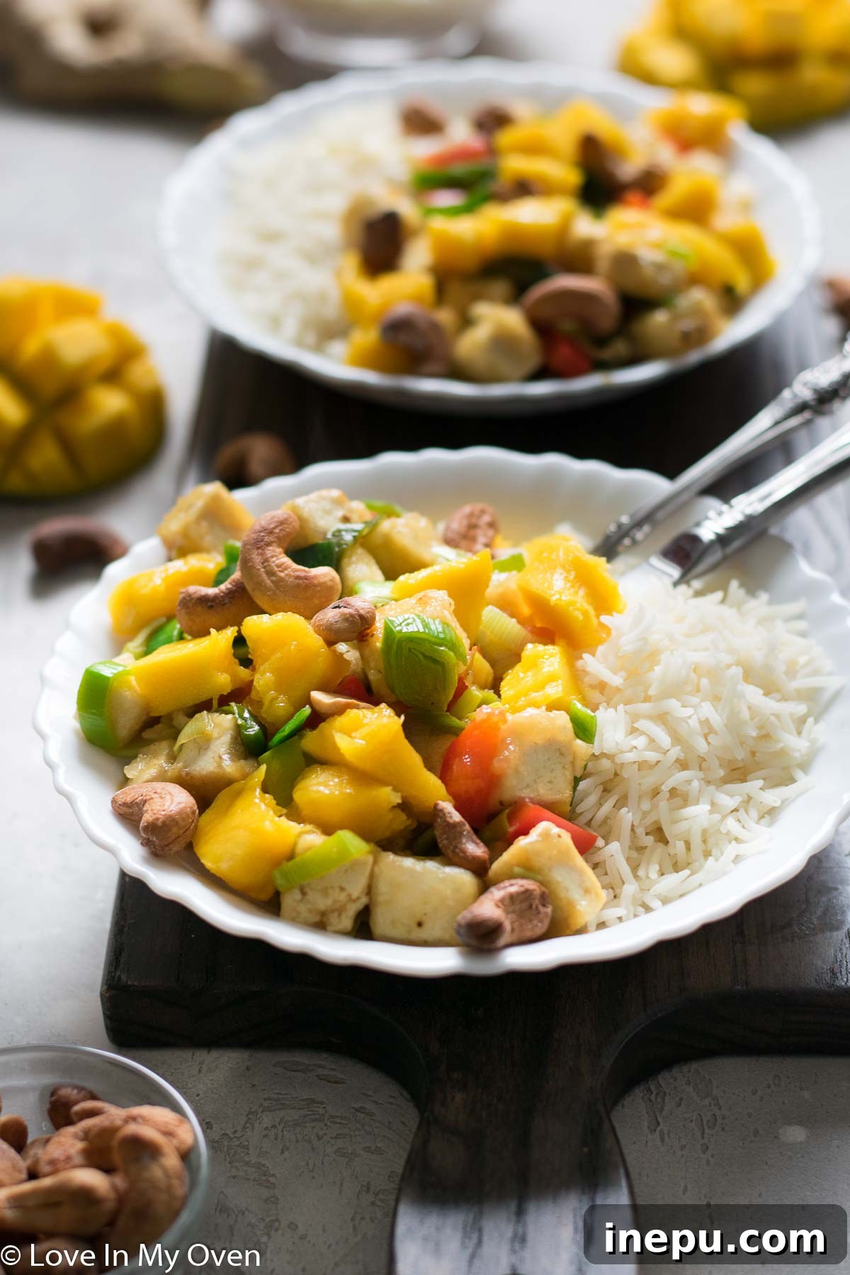 mango tofu stir fry
