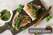 grilled turkey thighs with chimichurri
