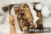 chocolate coconut banana bread