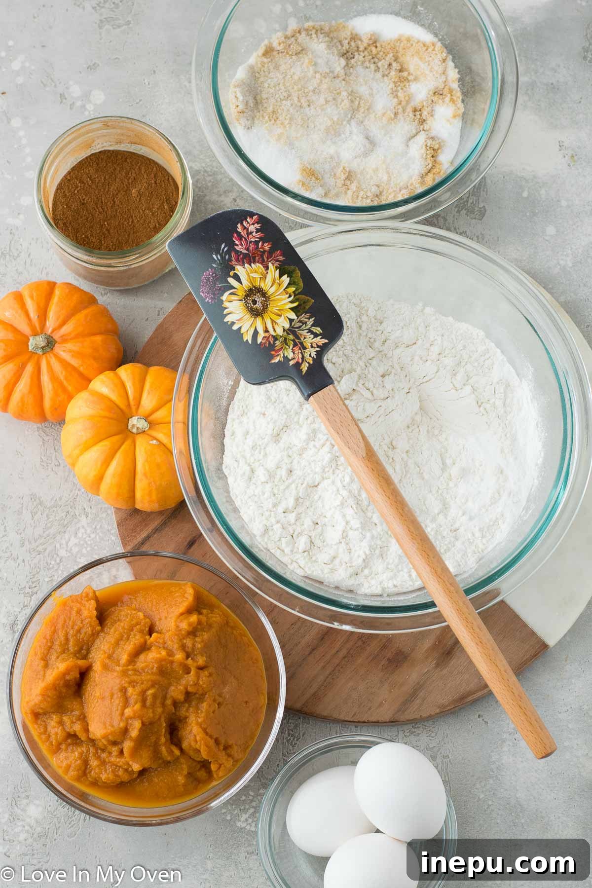 Velvet Caramel Pumpkin Dream 4 Sifting dry ingredients for pumpkin cake