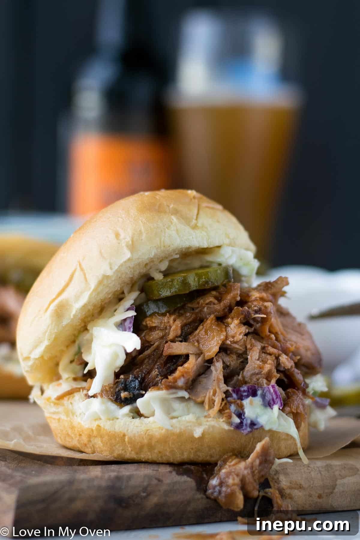 Apple Infused Pulled Pork 10 Serving apple cider pulled pork