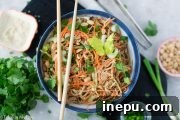 sesame peanut noodle salad