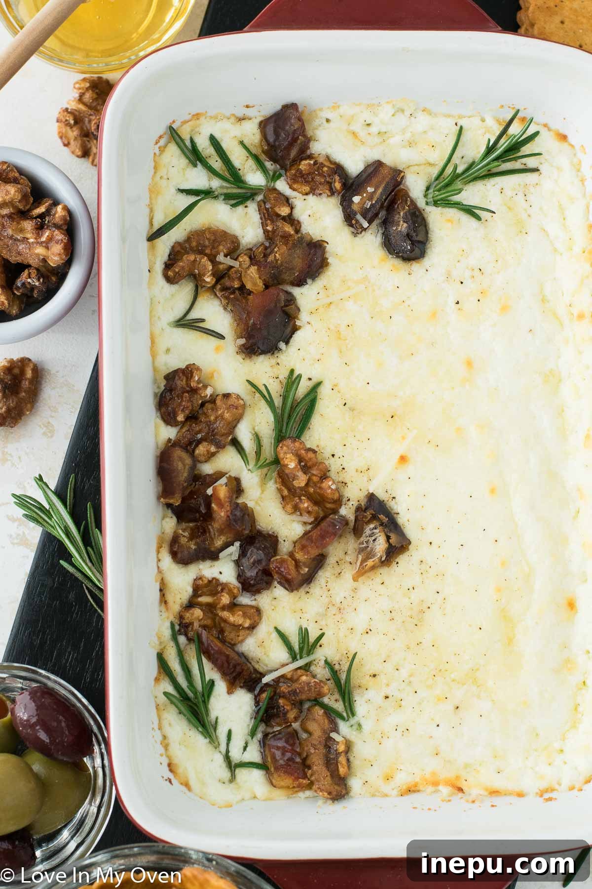 Tangy Baked Goat Cheese Dip 3 baked goat cheese dip