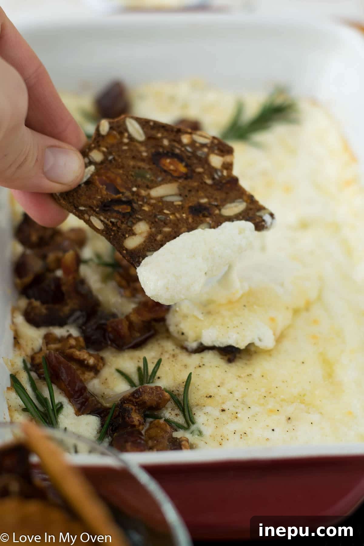 Tangy Baked Goat Cheese Dip 8 baked goat cheese dip