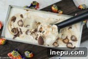 Crème Egg ice cream