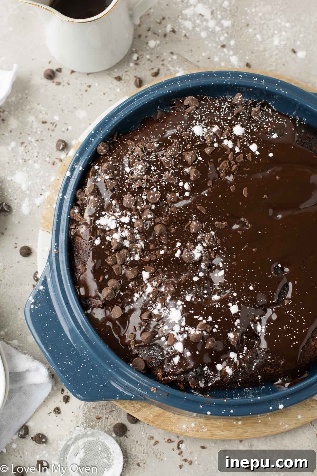chocolate upside down cake