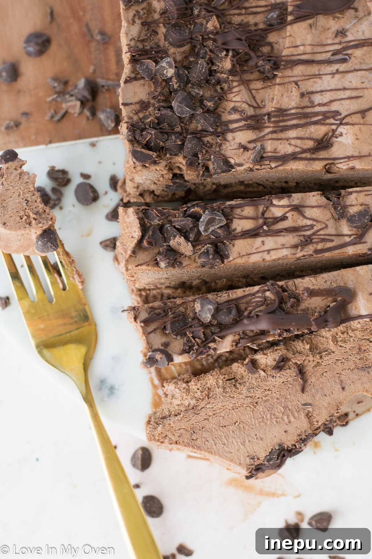 Velvet Chocolate Dream 8 chocolate semifreddo serving size