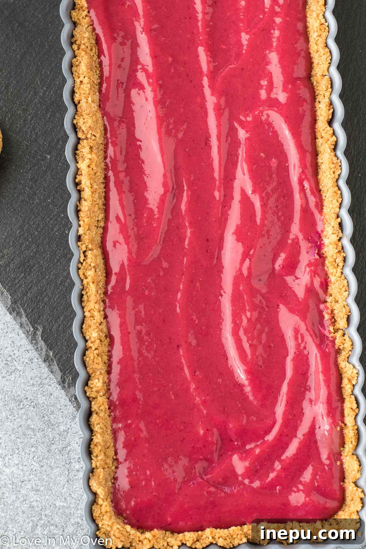 Vibrant Cranberry Curd Tart 4 Chilled Cranberry Curd Tart Base
