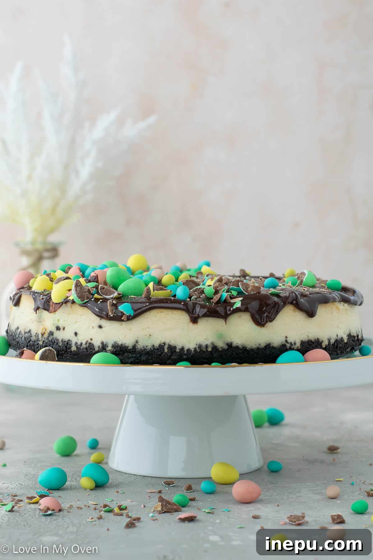 mini egg cheesecake