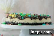 mini egg cheesecake