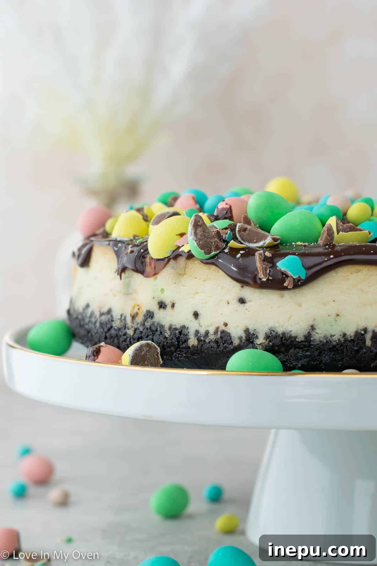mini egg cheesecake
