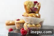 raspberry white chocolate muffins