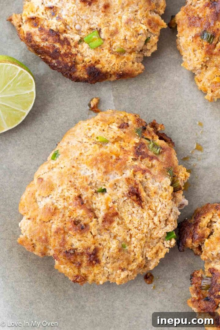 Assembling Thai Turkey Burgers