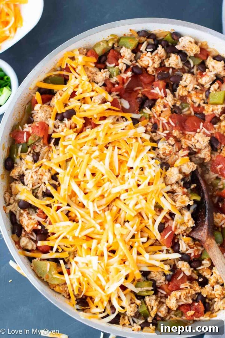 Skillet Turkey Burrito Bowls 5 img 26254 4