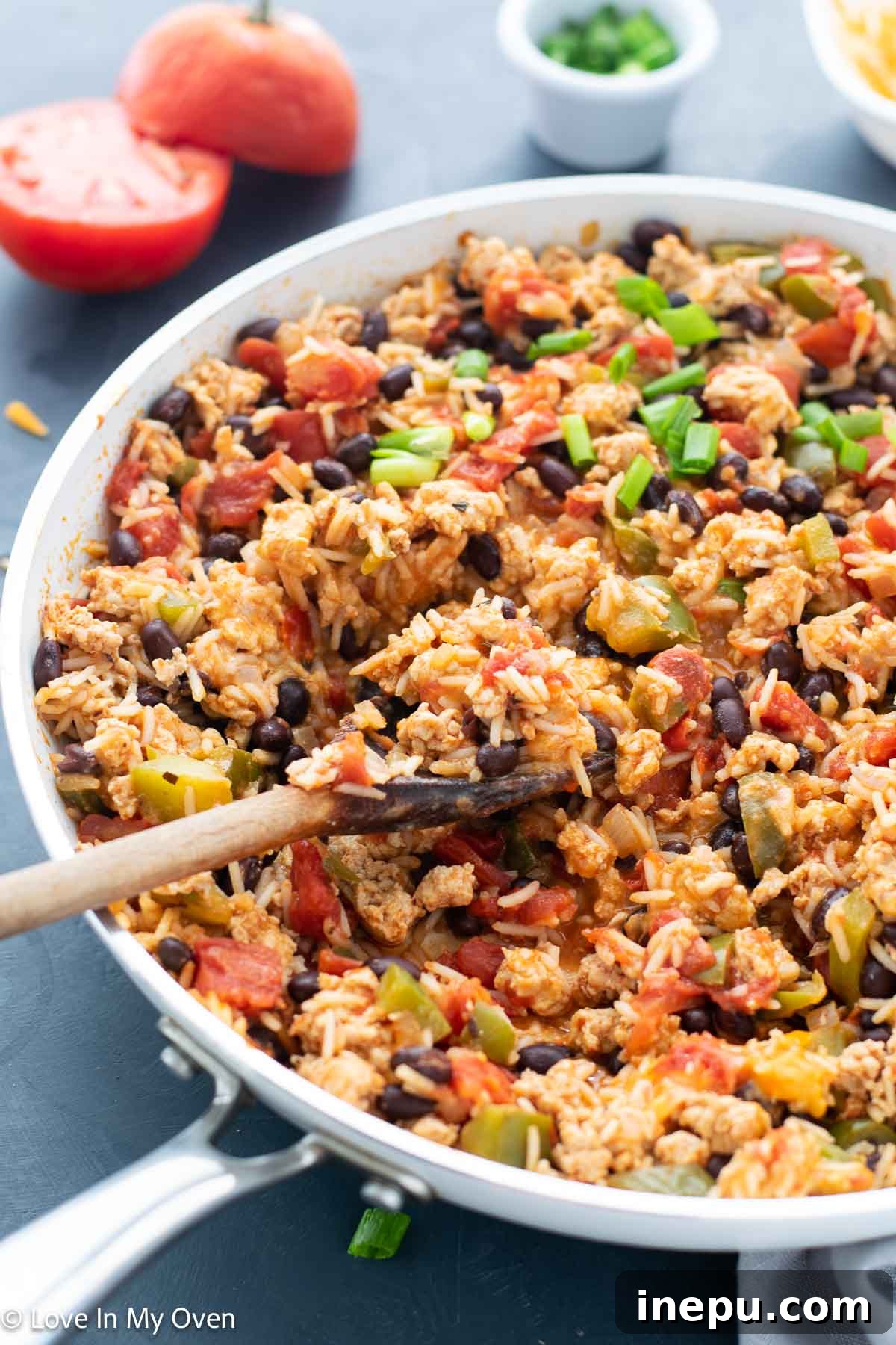 Skillet Turkey Burrito Bowls 7 turkey burrito skillet