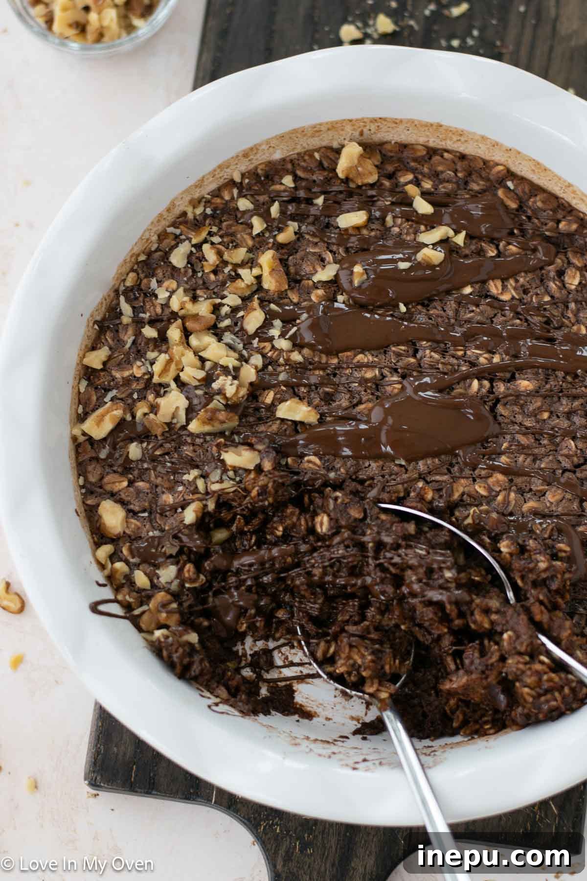 baked Nutella oatmeal