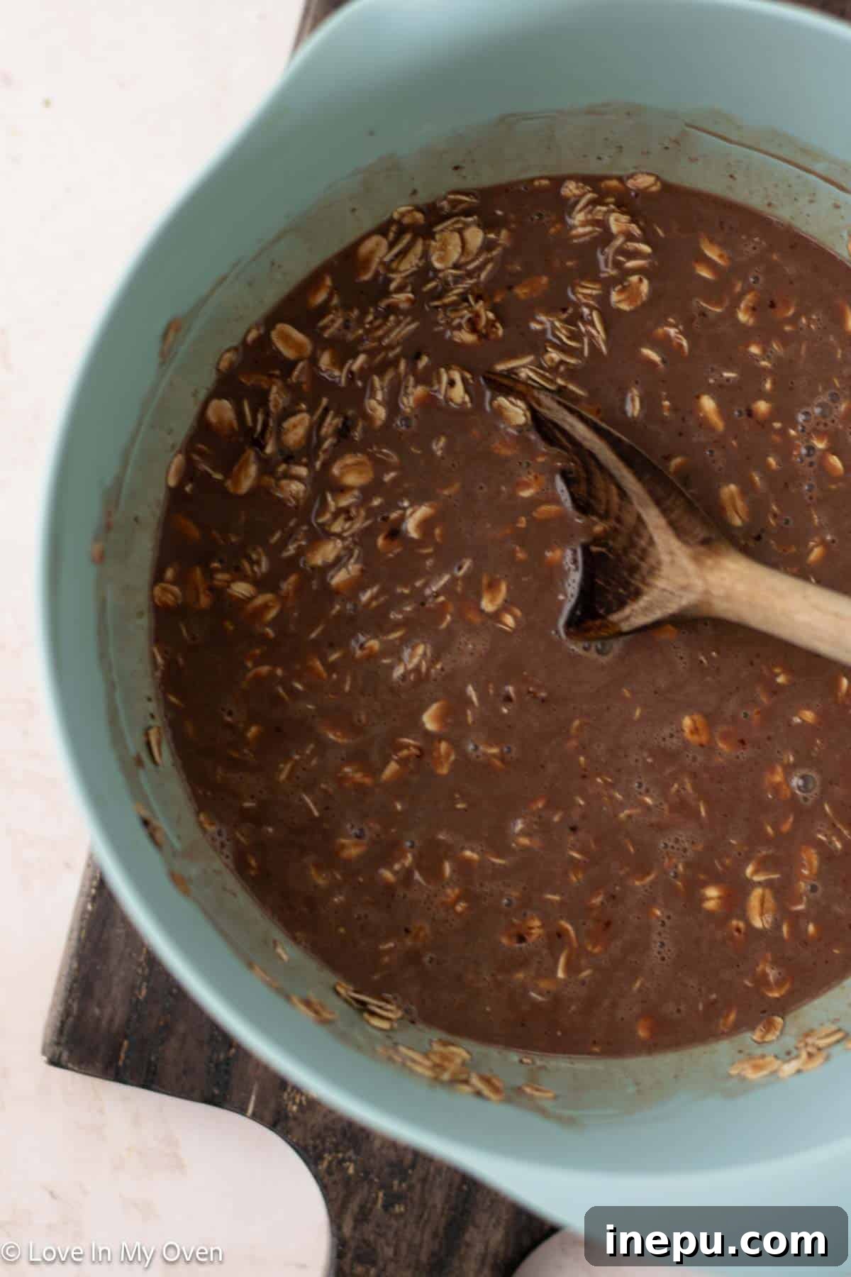 Baked Nutella Oatmeal Step 3