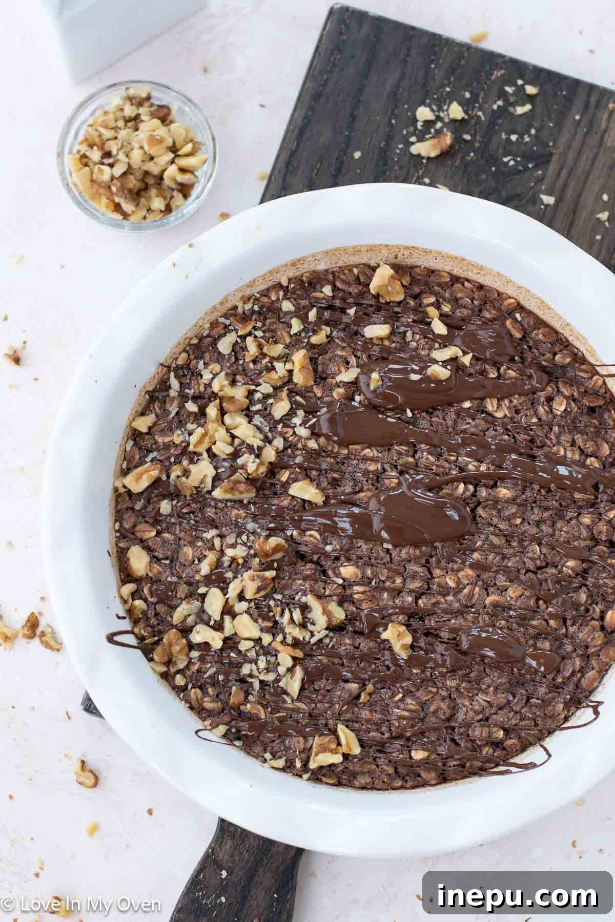 baked Nutella oatmeal