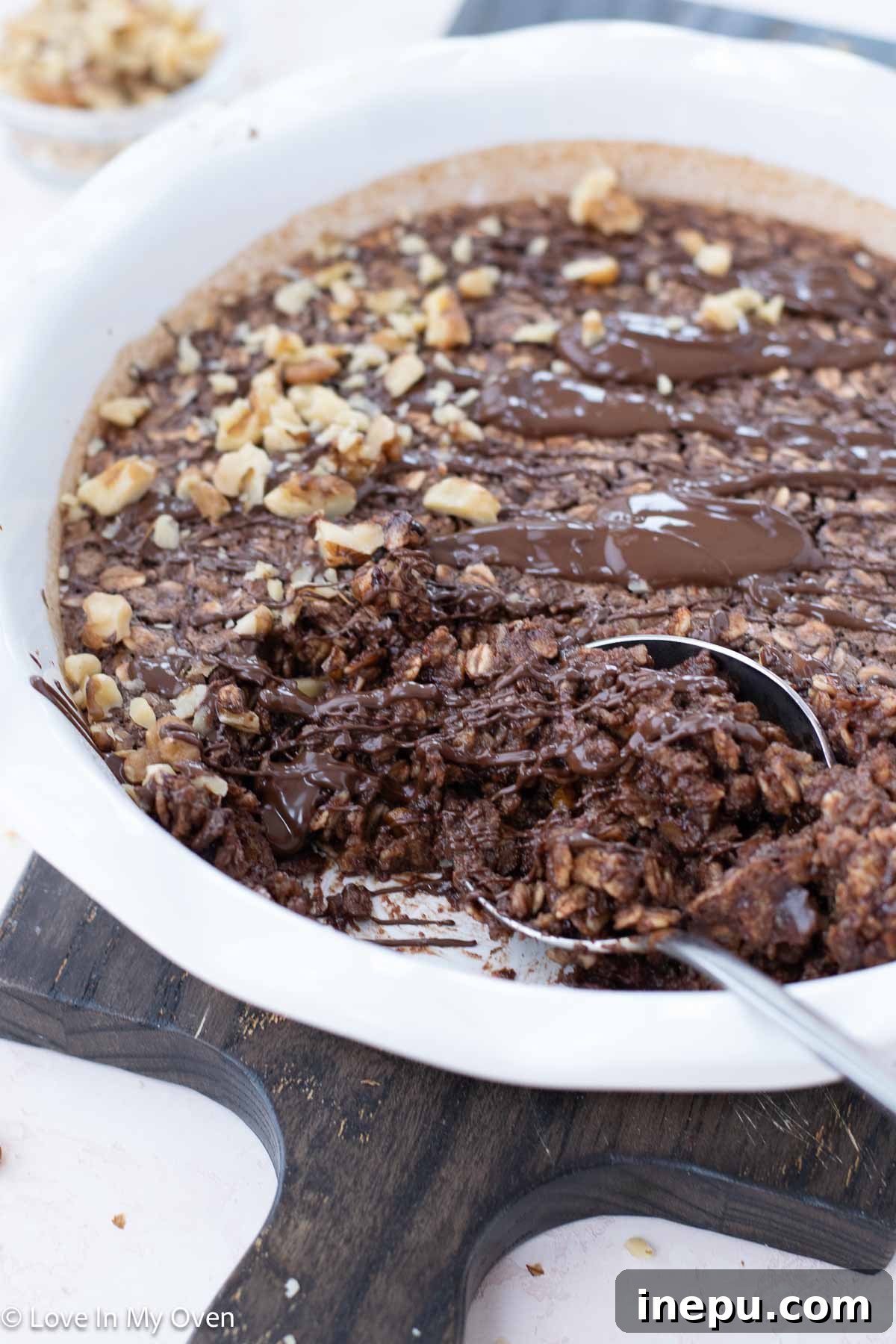 baked Nutella oatmeal