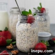 kefir overnight oats