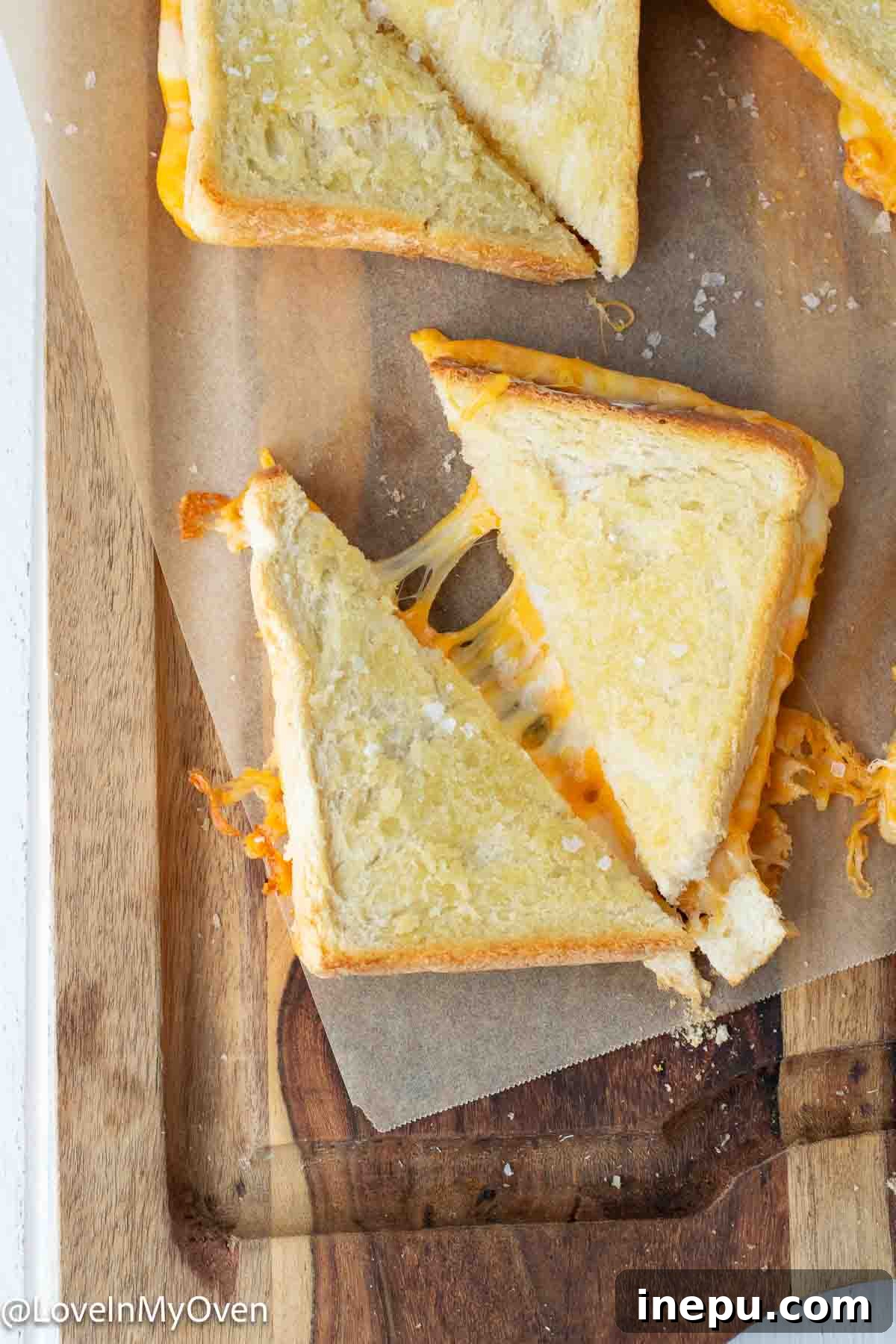 Golden Oven Baked Melt 8 baked grilled cheese