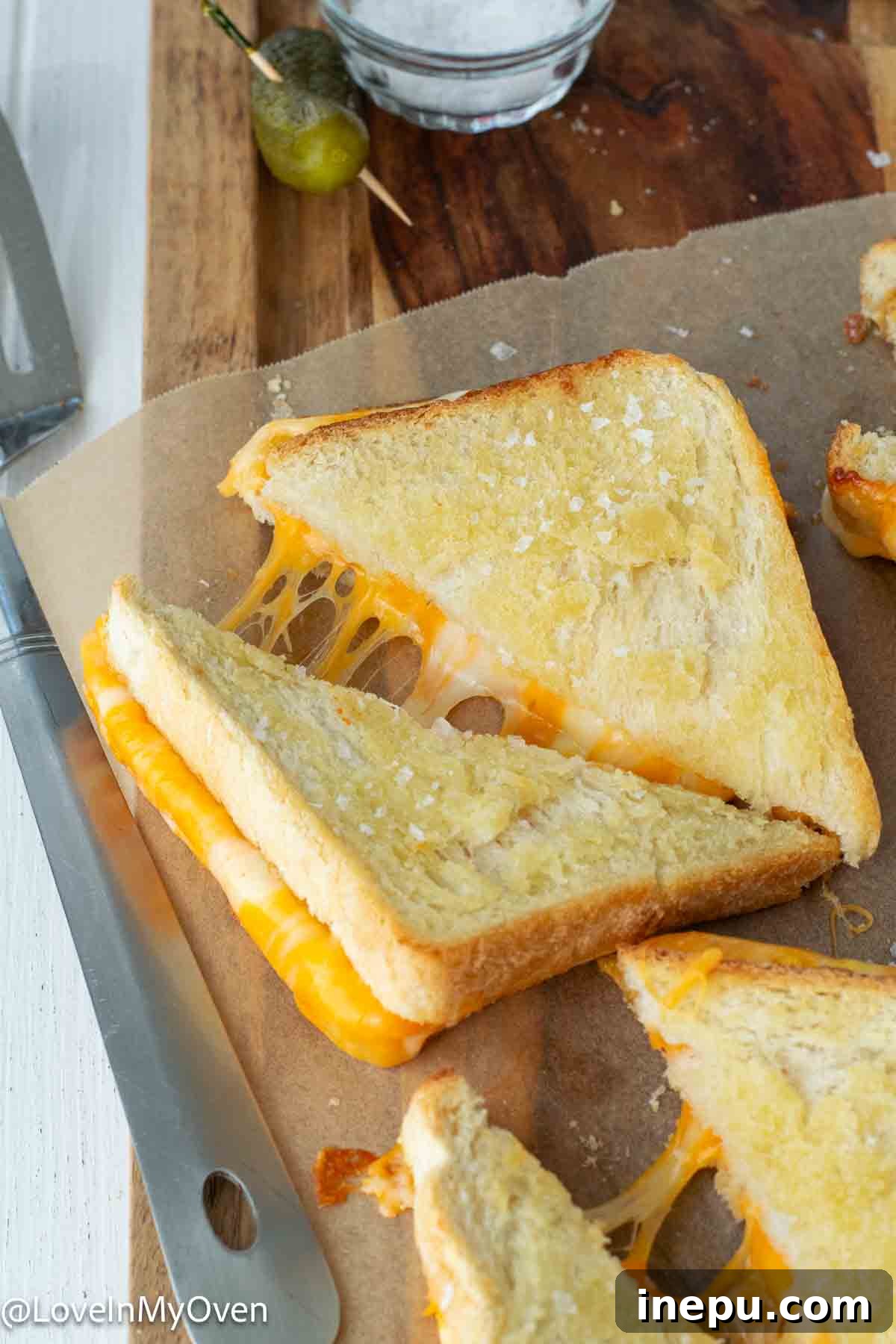 Golden Oven Baked Melt 9 baked grilled cheese