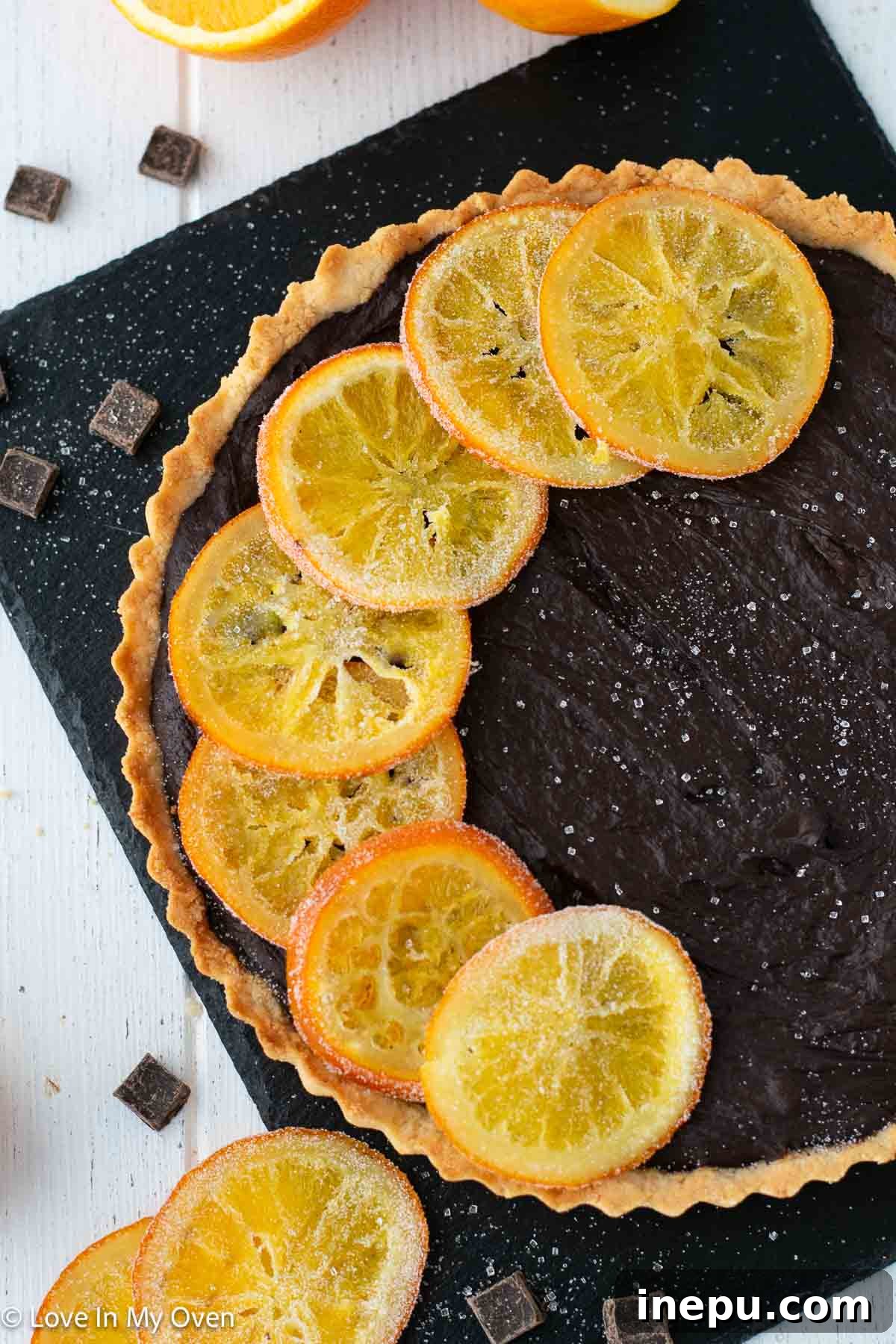 Chocolate Orange Dream 9 chocolate orange tart