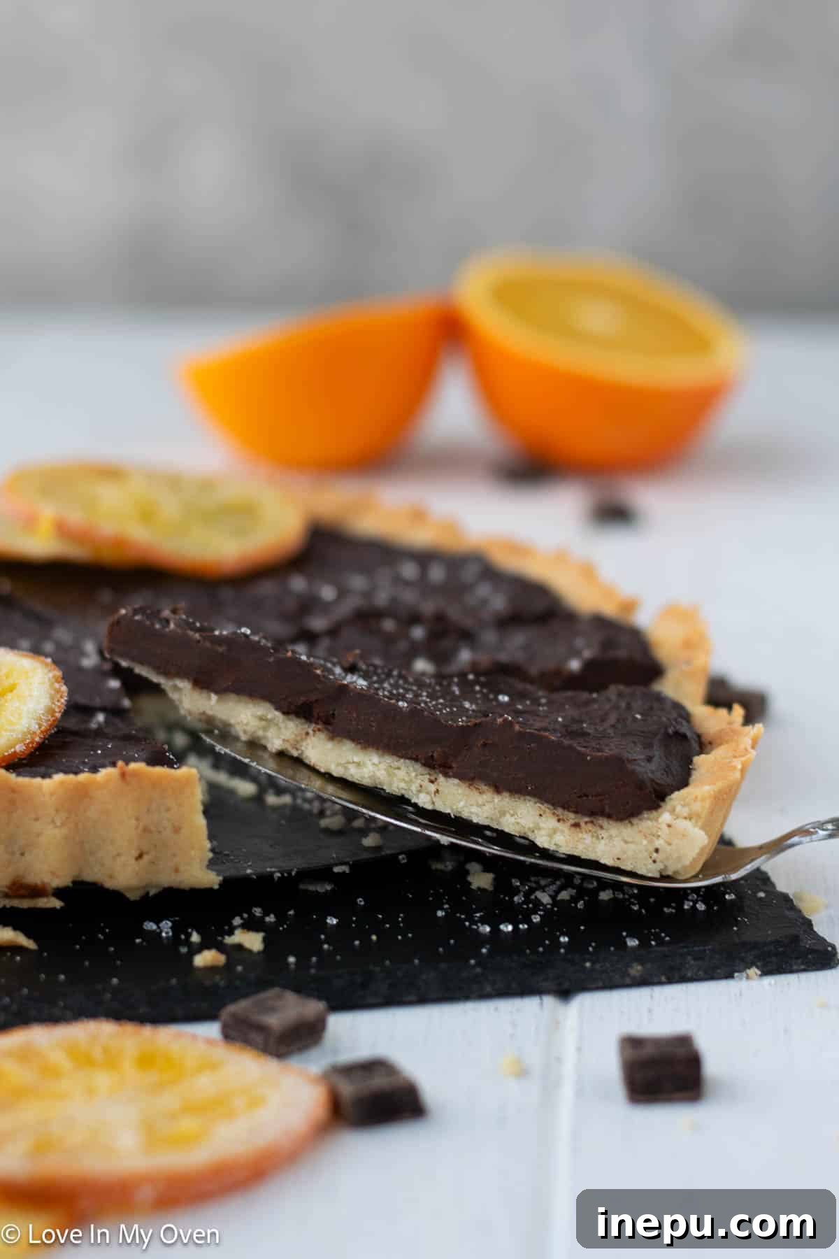 Chocolate Orange Dream 10 chocolate orange tart