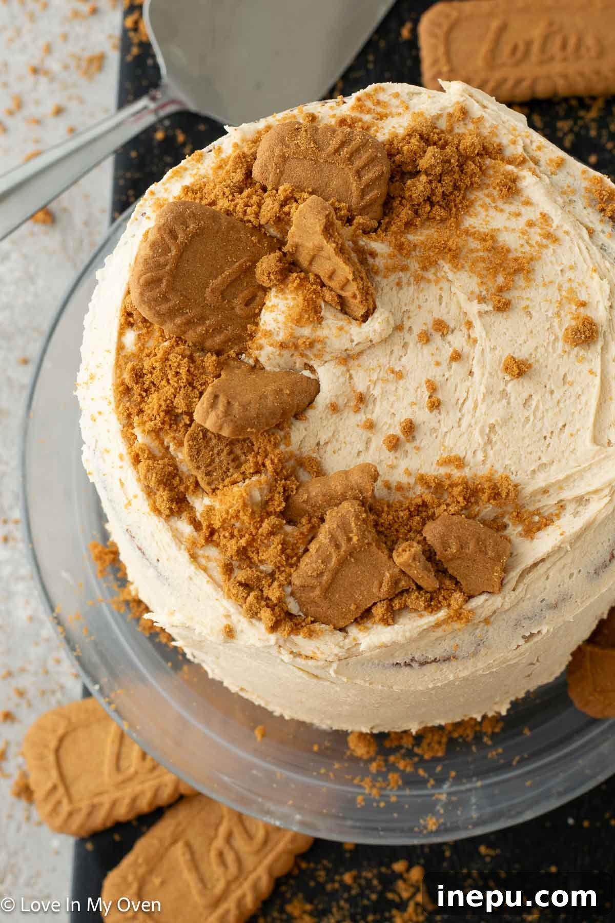 Cookie Butter Dream Cake 11 Finished Layered Cookie Butter Cake
