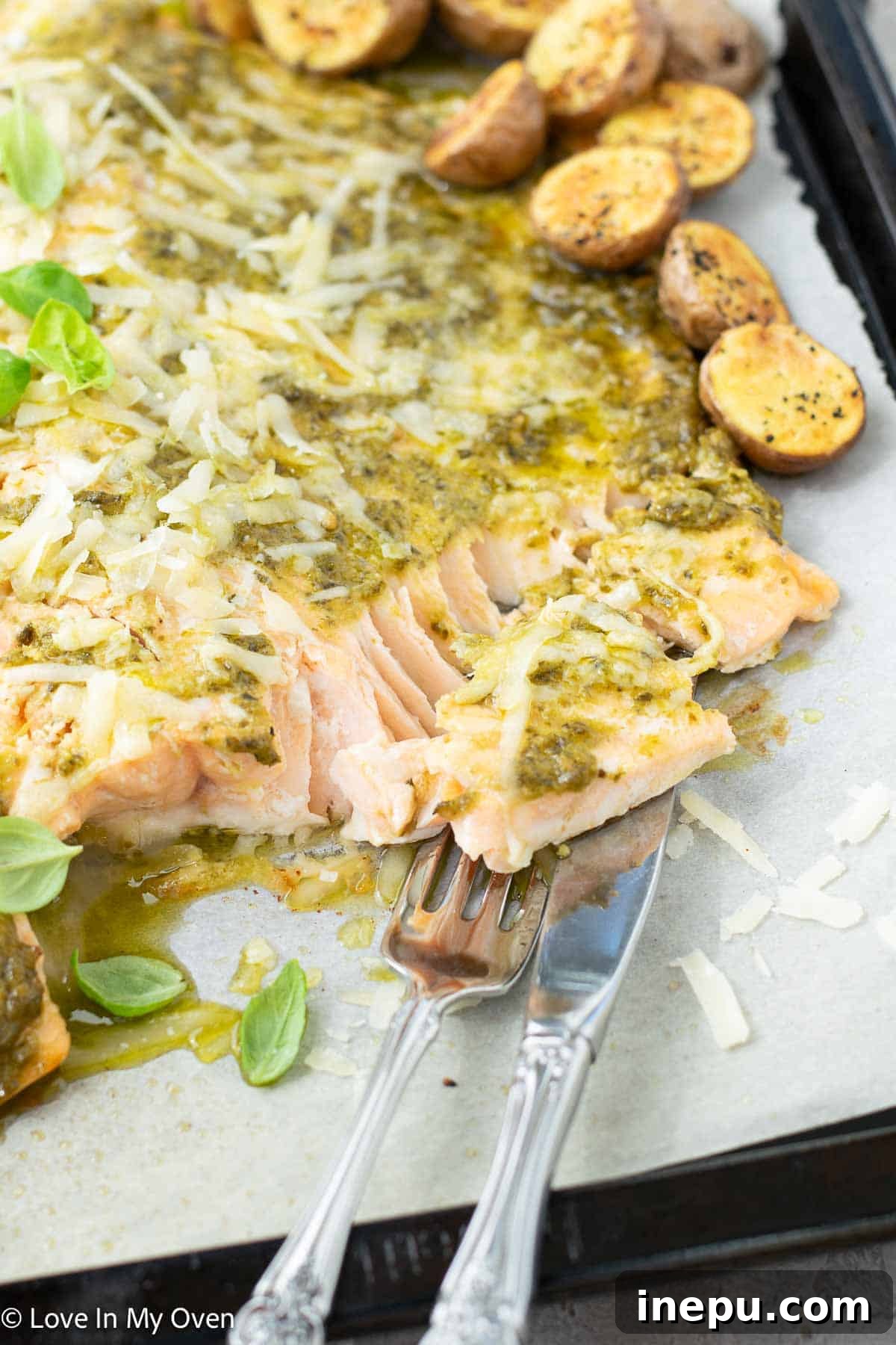 Vibrant Pesto Salmon 2 pesto salmon