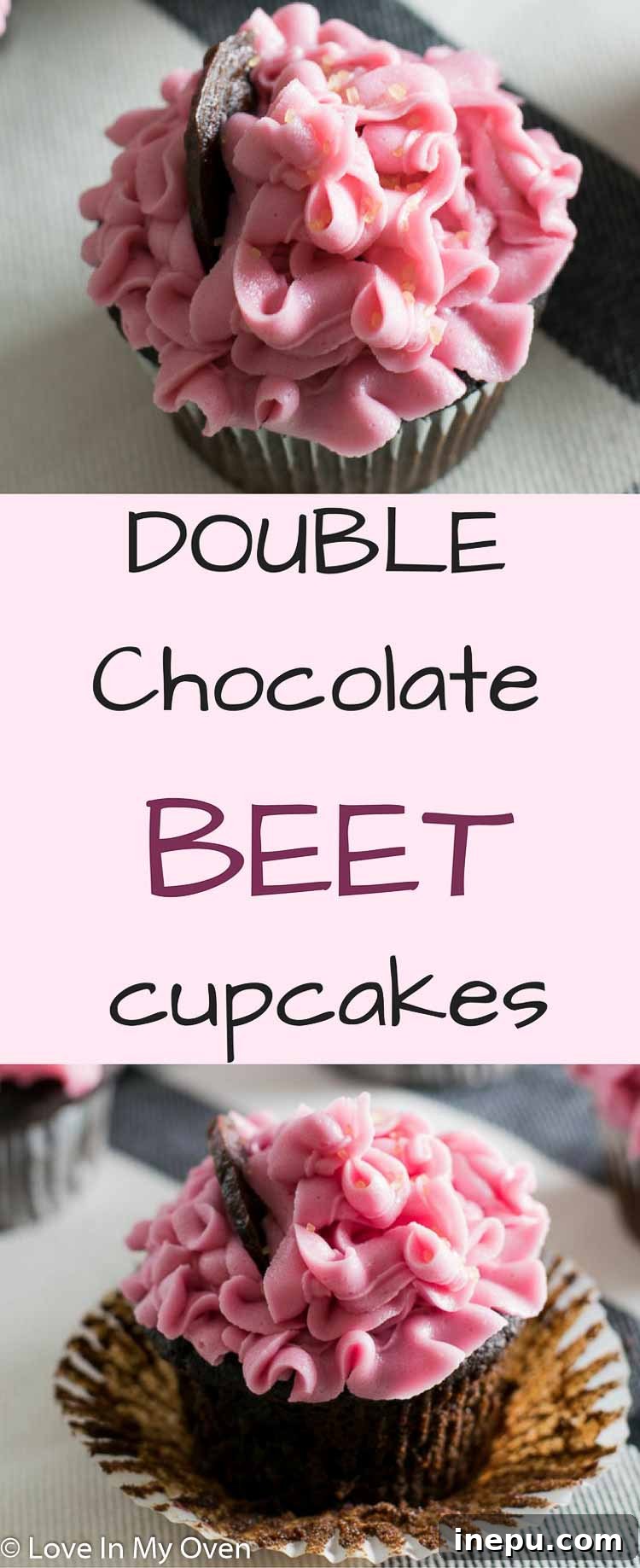 Decadent Double Chocolate Beet Cupcakes 10 Beautifully decorated double chocolate beet cupcakes